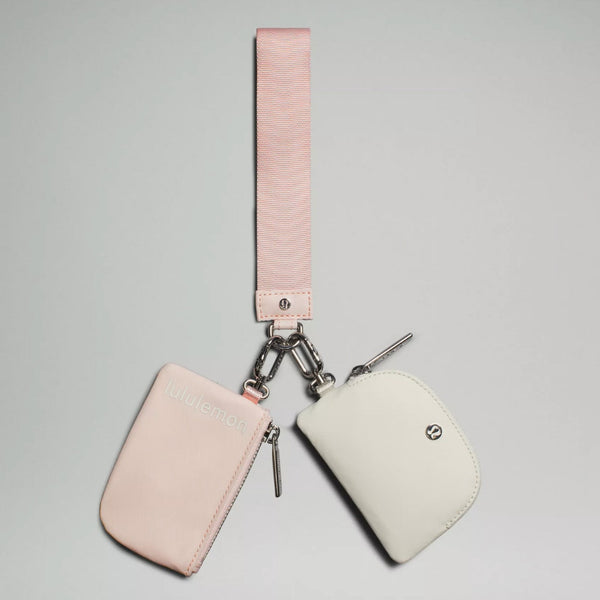 Lululemon Dual Pouch Wristlet Wallet Keychain