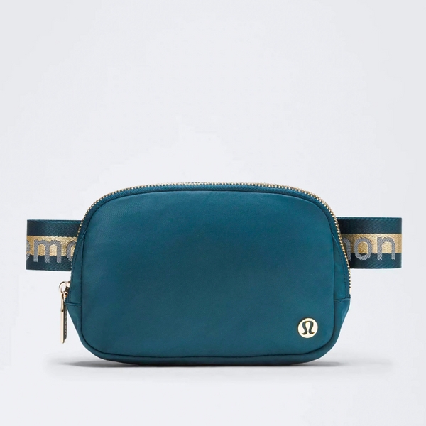 Lululemon Everywhere Wordmark Crossbody Belt Bag 1L - Warp Teal/Gold