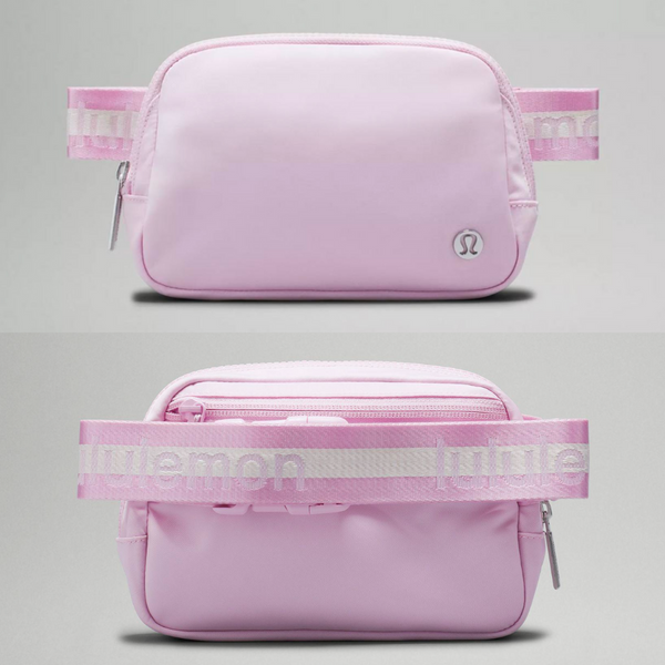 lululemon everywhere belt bag pink pastel Lululemon Everywhere Wordmark Crossbody Belt Bag 1L