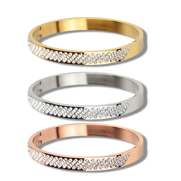 Spark Bangle Bracelet - Stainless Steel