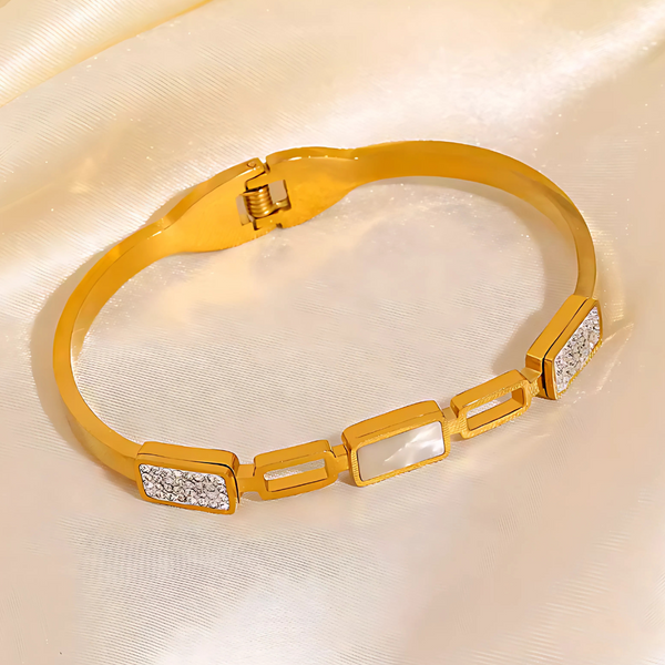 Belina Bangle Bracelet - Stainless Steel