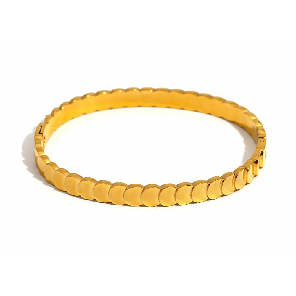 Morgana Bangle Bracelet - Stainless Steel