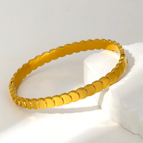Morgana Bangle Bracelet - Stainless Steel