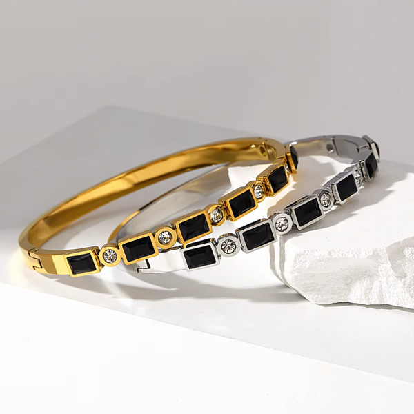 Cressida Bangle Bracelet - Stainless Steel