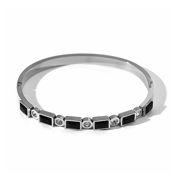 Cressida Bangle Bracelet - Stainless Steel