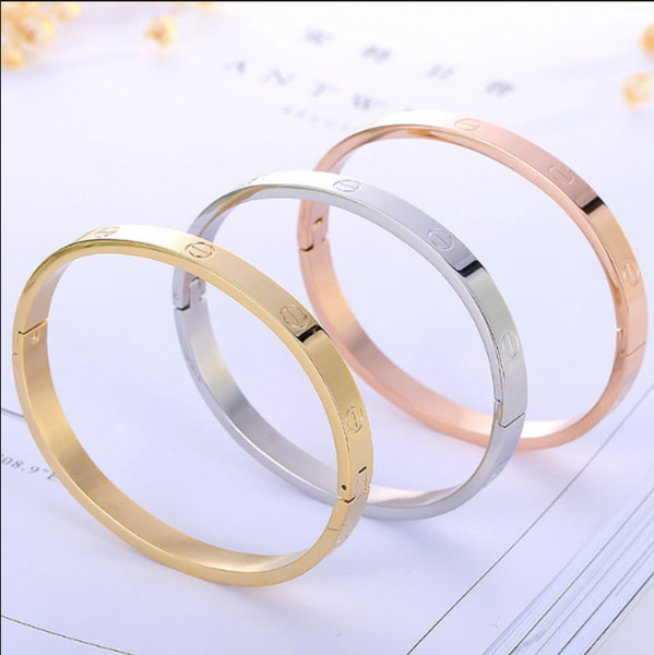 Amour Bangle Bracelet - Stainless Steel