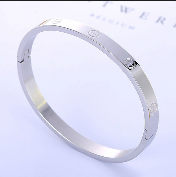 Amour Bangle Bracelet - Stainless Steel