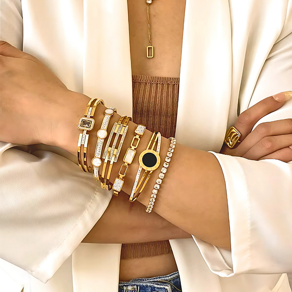 Diadora Bangle Bracelet - Stainless Steel