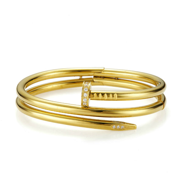 Cartier double sales nail bracelet