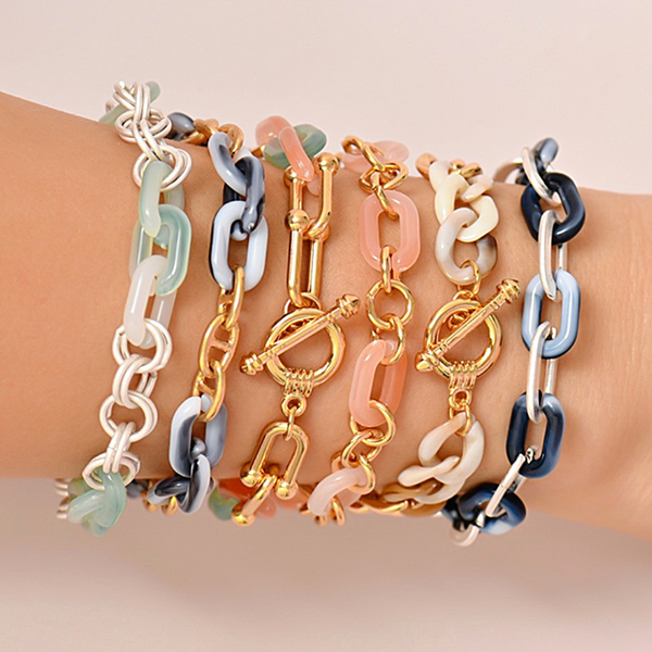 Acrylic Link Bracelets