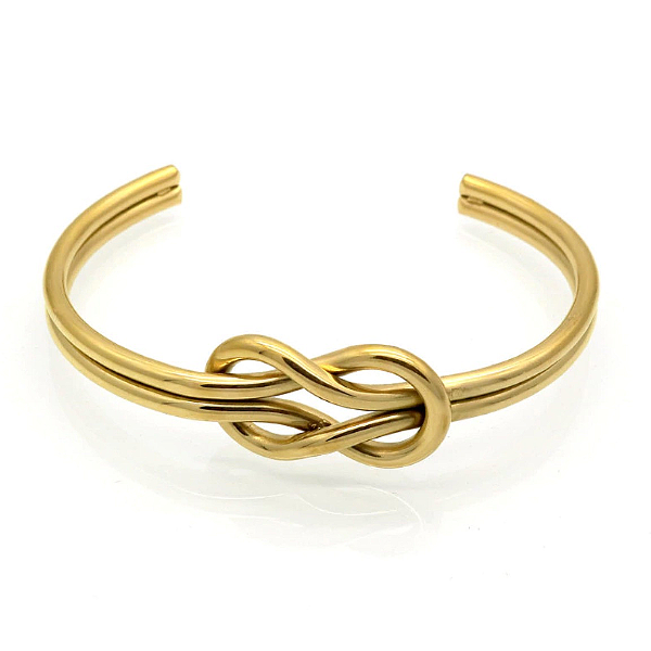 Infinity Cuff Bracelet - Stainless Steel