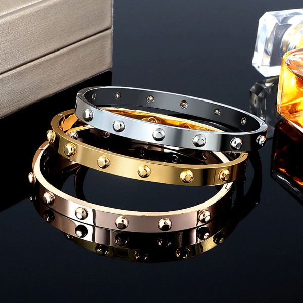 Lexa Bangle Bracelet - Stainless Steel