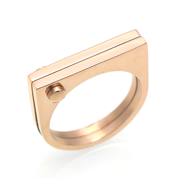 Square Ring - Stainless Steel