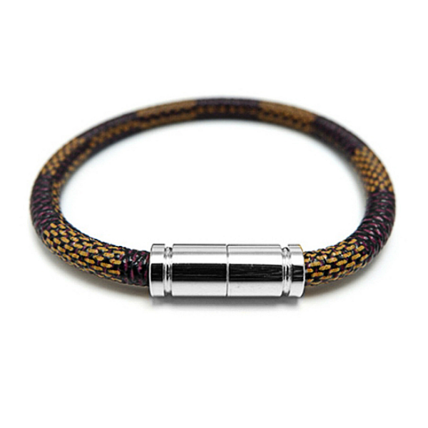 eLVeene Leather Magnetic Bracelet - Round