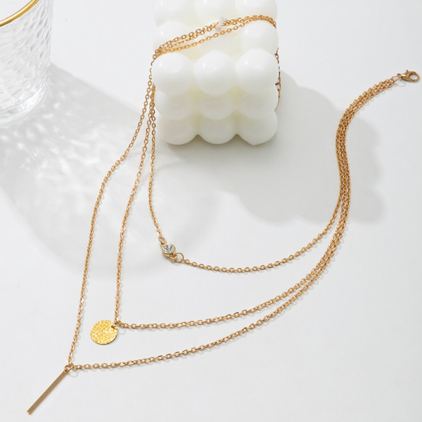 Triple Layered Dainty Necklace