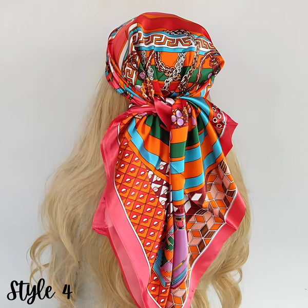 Colorful Summer Silky Scarves