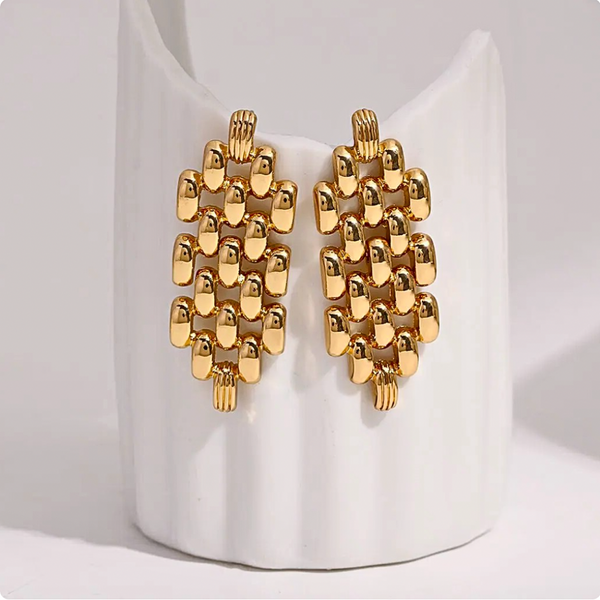 Prima Shiny Dangle Earrings