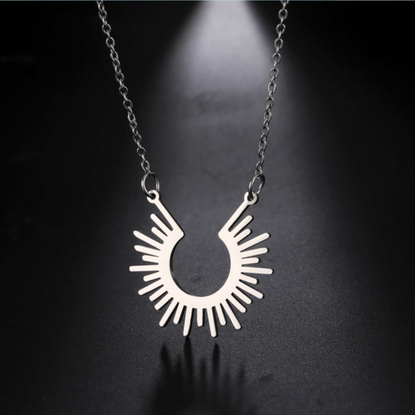 Sun Dainty Necklace - Stainless Steel