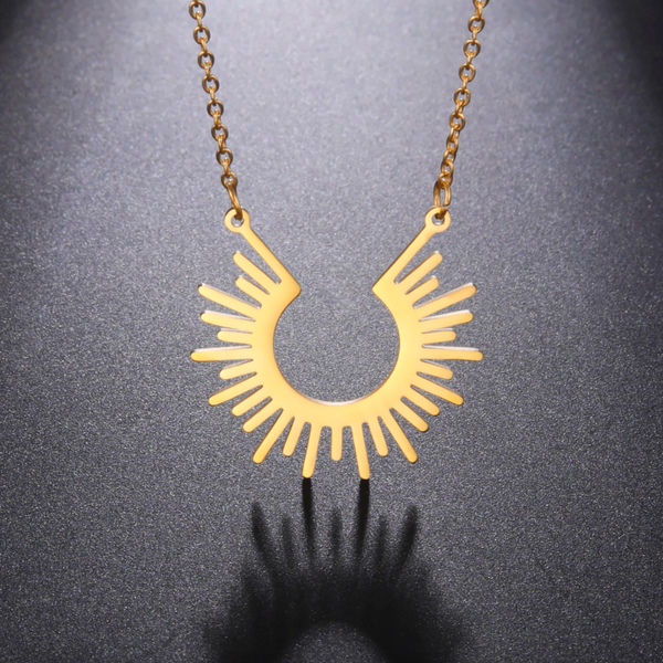 Sun Dainty Necklace - Stainless Steel