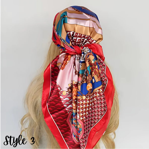 Colorful Summer Silky Scarves