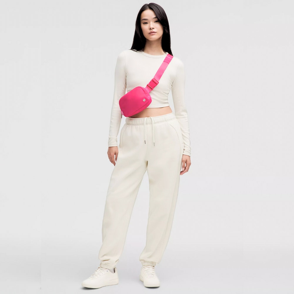 lululemon everywhere belt bag 1l sonic pink lululemon Everywhere Crossbody Belt Bag 1L