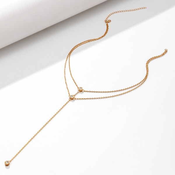 "Double Trouble" Layered Dainty Necklace