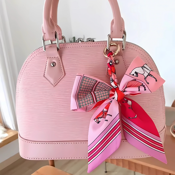 Hermina Scarf Bow Bag Charm/Keychain Twilly