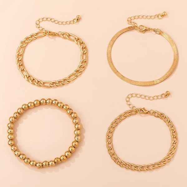 Ball + Snake Bracelet Set