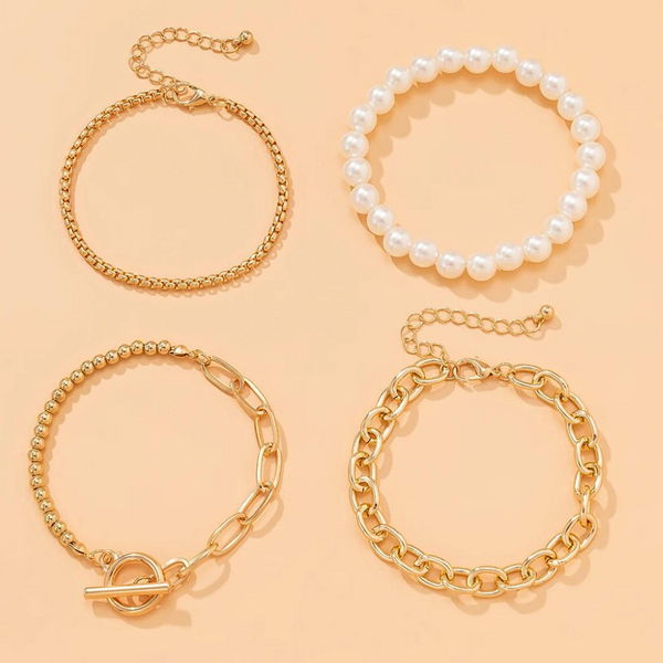 Pearls Bracelet Set