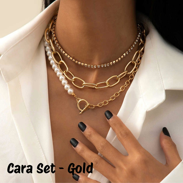 Link Toggle Necklace w/ Pearl Pendant