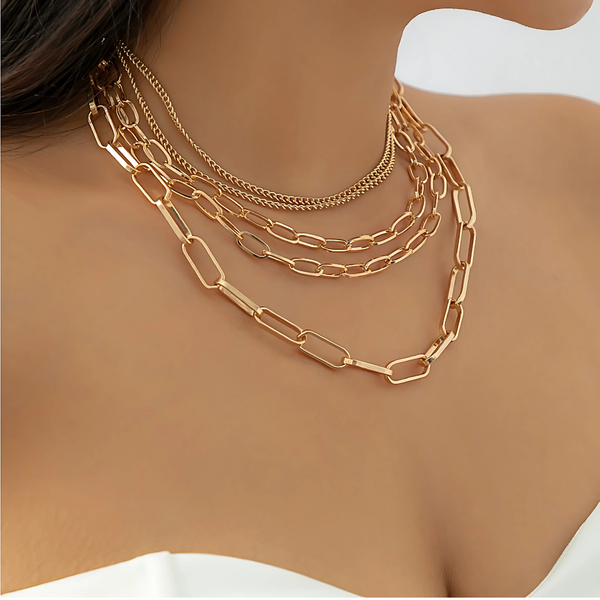 Cece Layered Statement Necklace