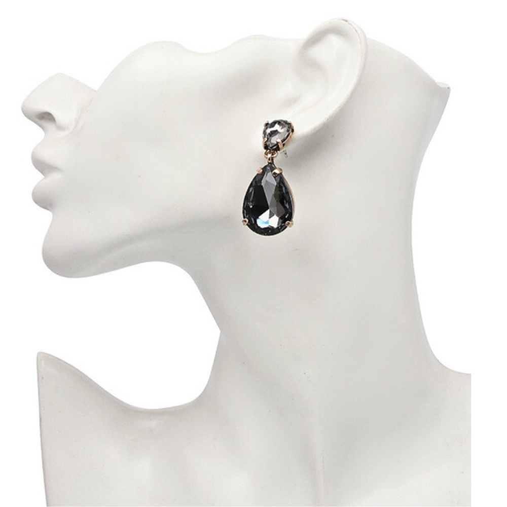 Teardrop Glass Earrings
