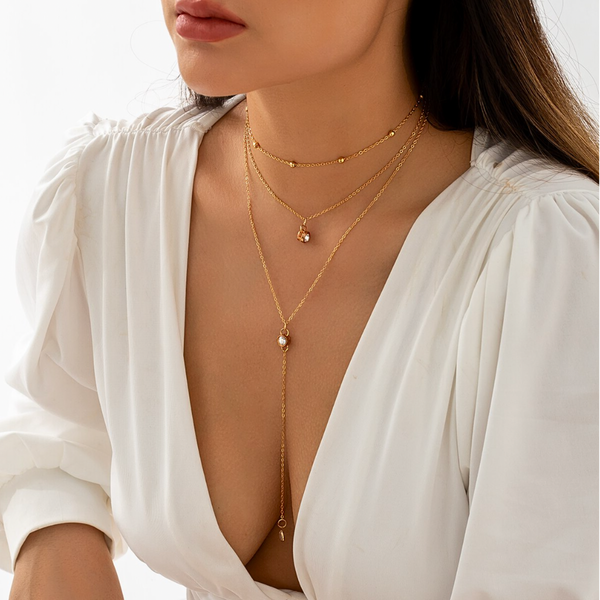 Divina Layered Dainty Necklace