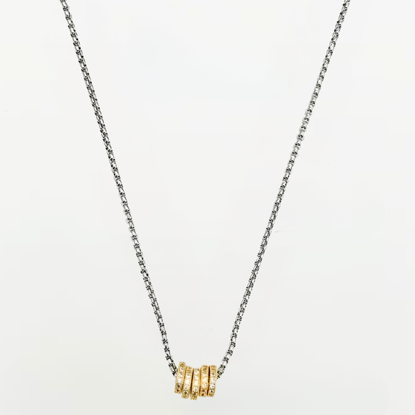 Delta Necklace - Stainless Steel