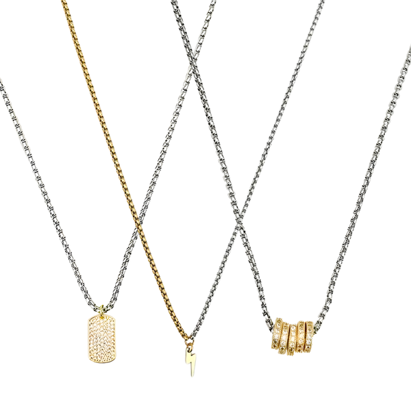 Delta Necklace - Stainless Steel