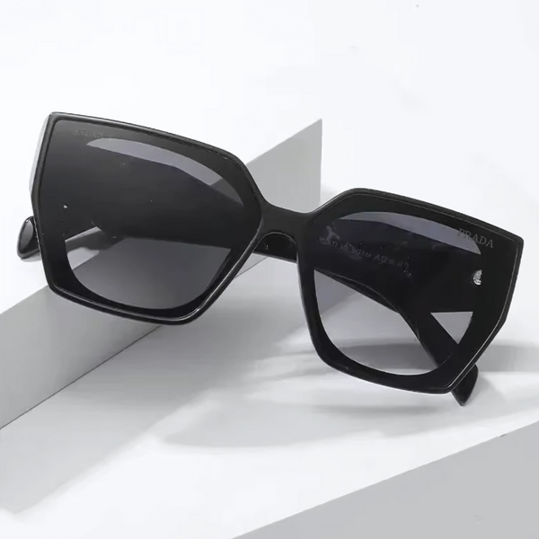Geometric Sunglasses - White, Tortoise, Black Marble