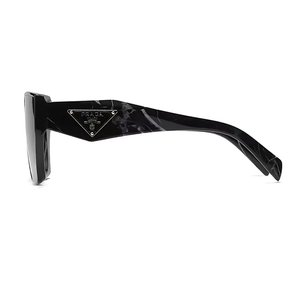 Geometric Sunglasses - White, Tortoise, Black Marble