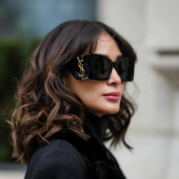 Yvette Black and Gold Sunglasses