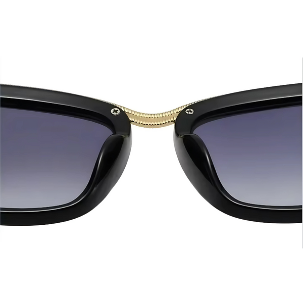 DG Cateye Black and Gold Sunglasses