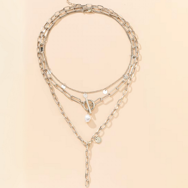 Gia Statement Lariat Necklace Set