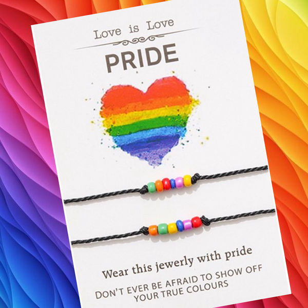 Pride Colorful String Bracelet Set