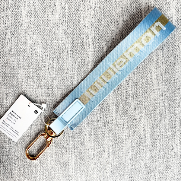 Lululemon Never Lost Keychain Strap Wordmark