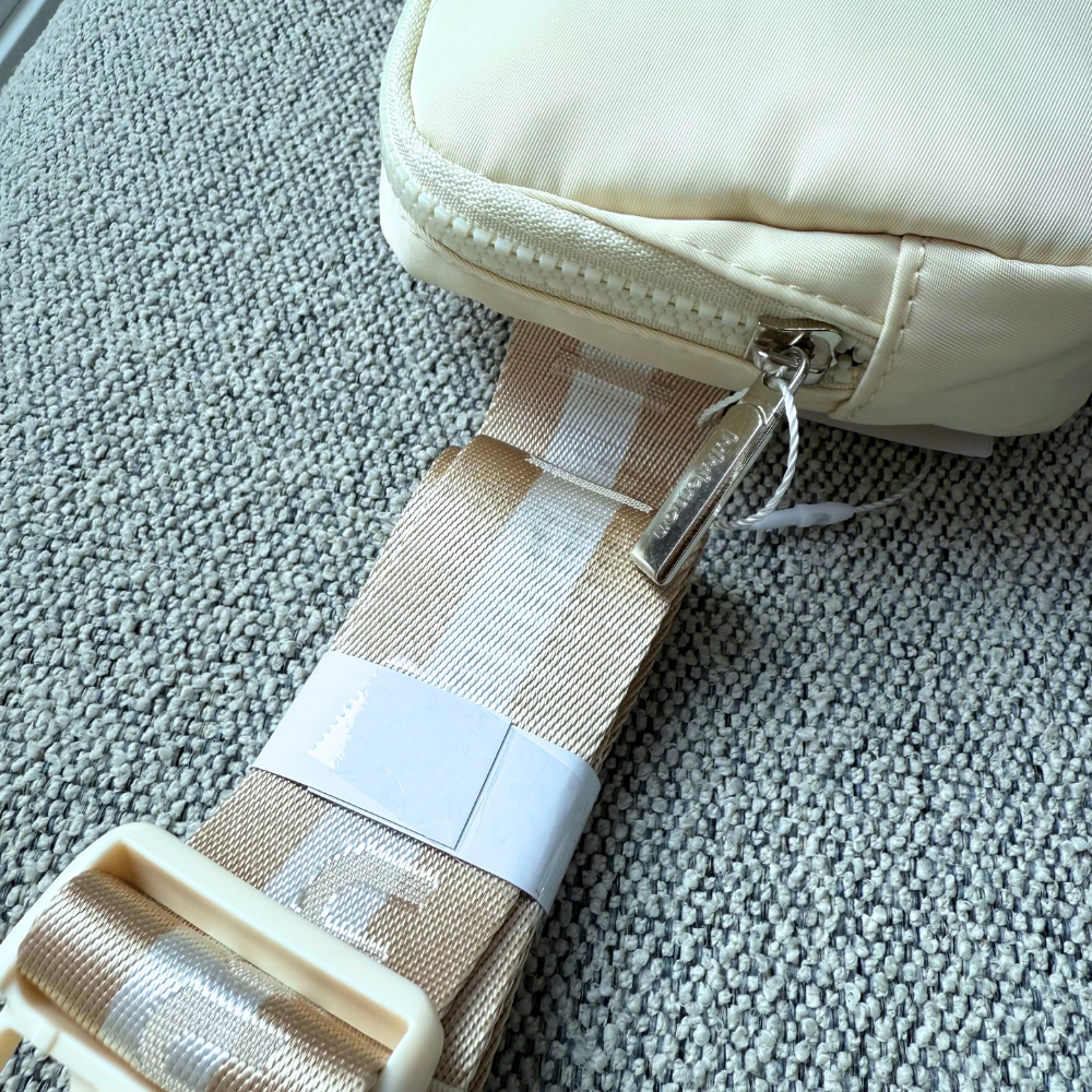 lululemon belt bag cream lululemon Everywhere Wordmark Crossbody Belt Bag 1L