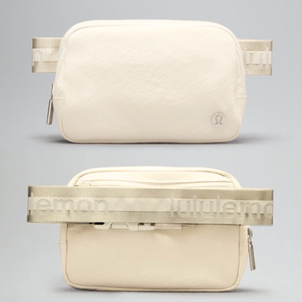 Lululemon Everywhere Wordmark Crossbody Belt Bag 1L - Buttercream