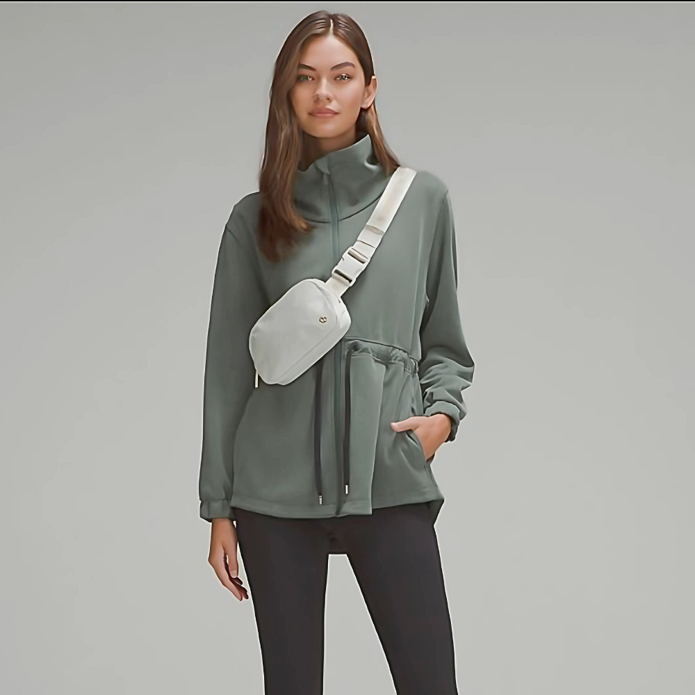 lululemon belt bag seal grey lululemon Everywhere Wordmark Crossbody Belt Bag 1L