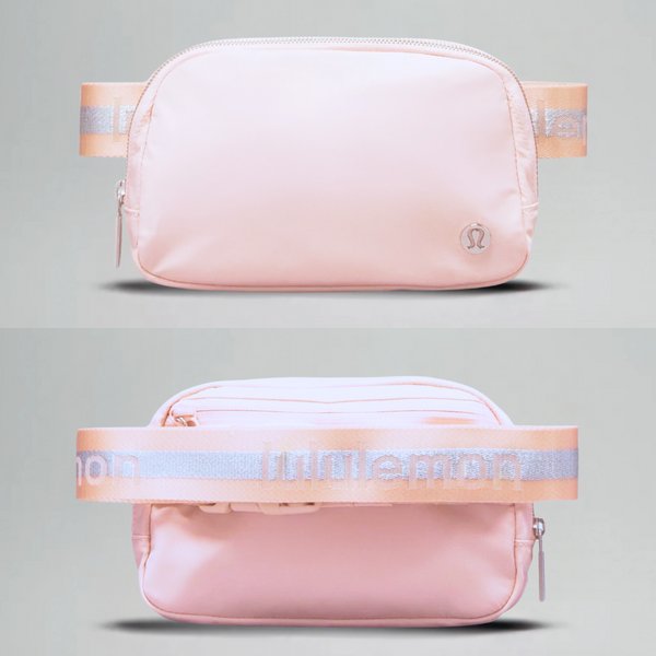 Lululemon Everywhere Wordmark Crossbody Belt Bag 1L - Pink/Silver
