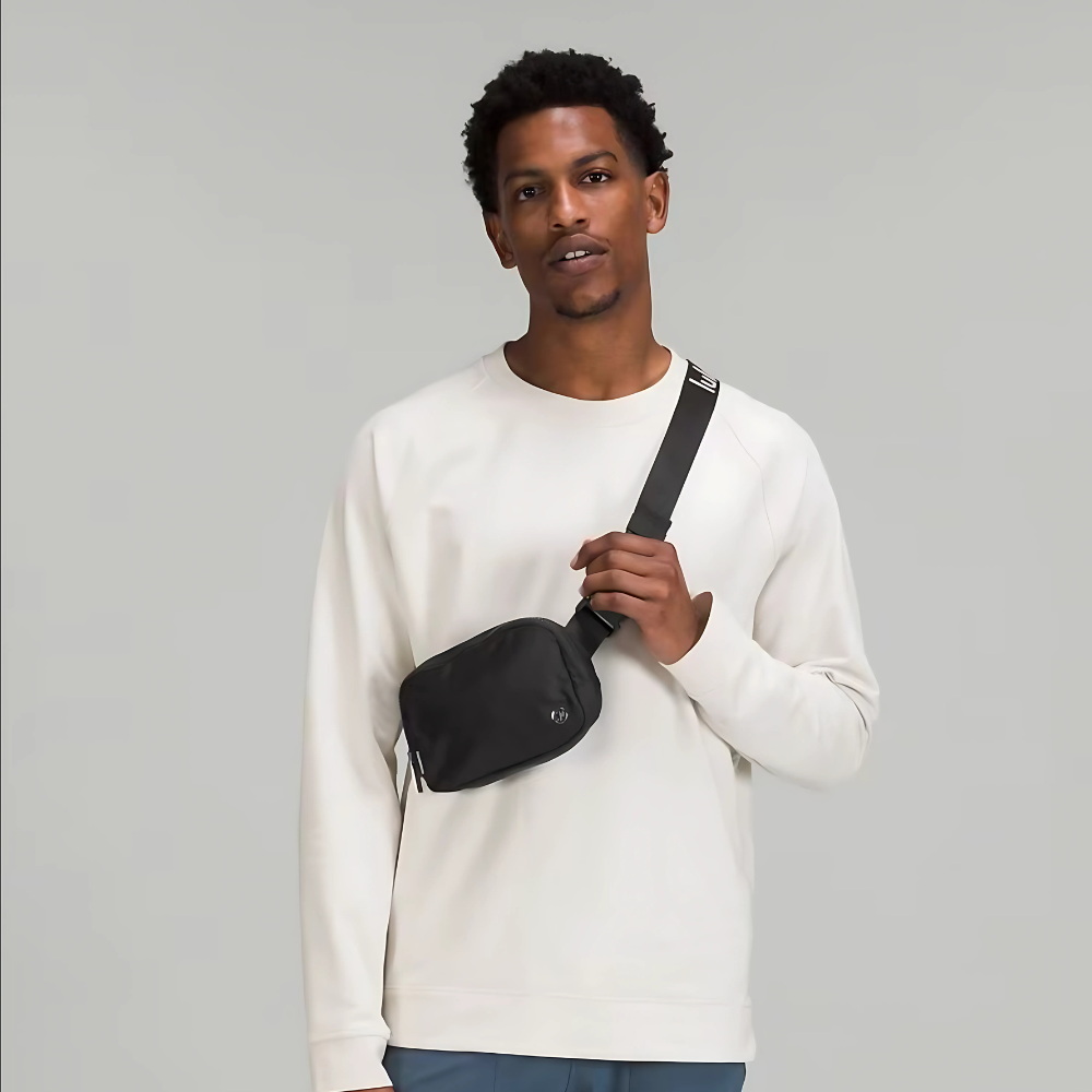 lululemon belt bag for man lululemon Everywhere Wordmark Crossbody Belt Bag 1L