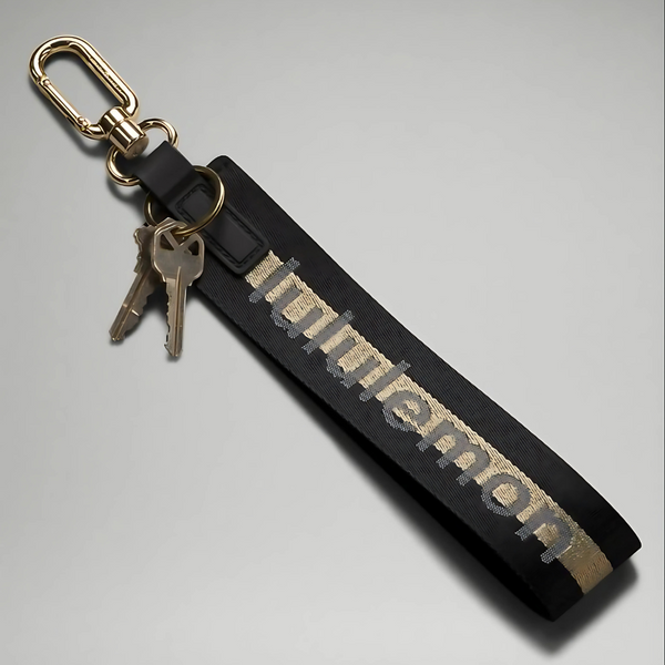 Lululemon Never Lost Keychain Strap Wordmark