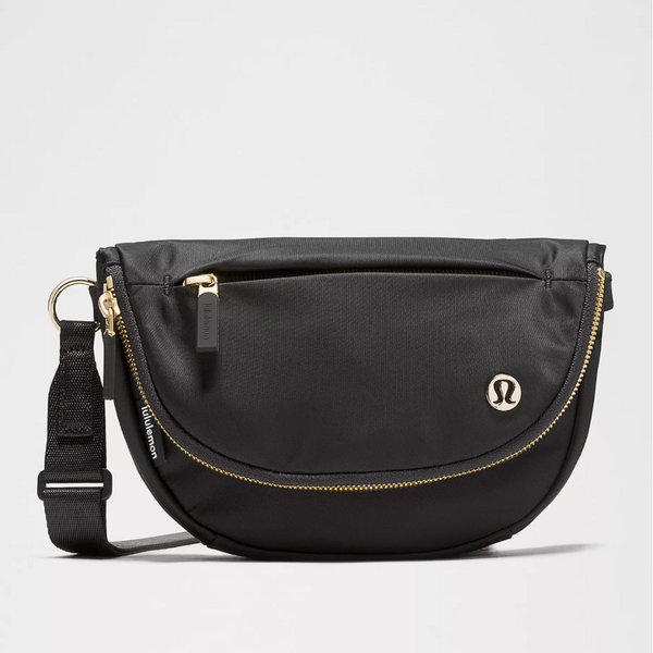 Lululemon All Night Festival Crossbody Micro Belt Bag 2L - Black/Gold