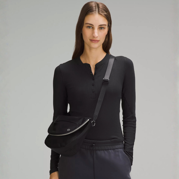 Lululemon All Night Festival Crossbody Belt Bag 5L - Black/Silver